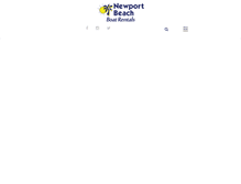 Tablet Screenshot of newportbeachboatrentals.com